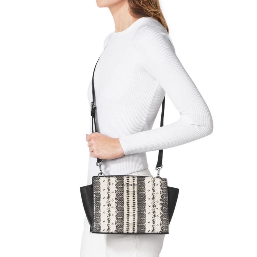 Michael Kors Selma Snakeskin Bag